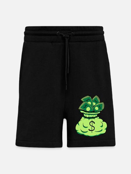 Geld Sack Scheine - Shorts - made by SPREAD - SOLID BLACK