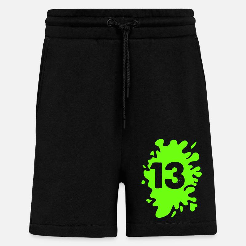 Klecks 13 - Shorts - made by SPREAD - SOLID BLACK