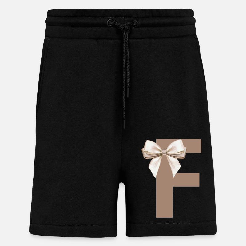 Buchstabe F Knoten - Shorts - made by SPREAD - SOLID BLACK