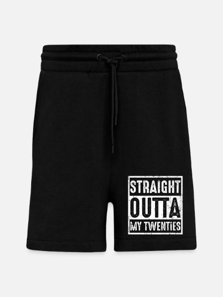 Direkt aus meinen Zwanzigern - Shorts - made by SPREAD - SOLID BLACK