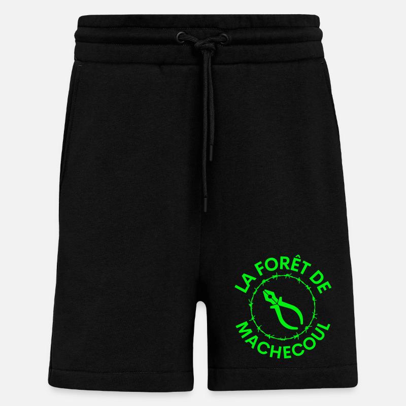 la septième compagnie, la 7ème compagnie - Short bio décontracté fabriqué en UE - SOLID BLACK