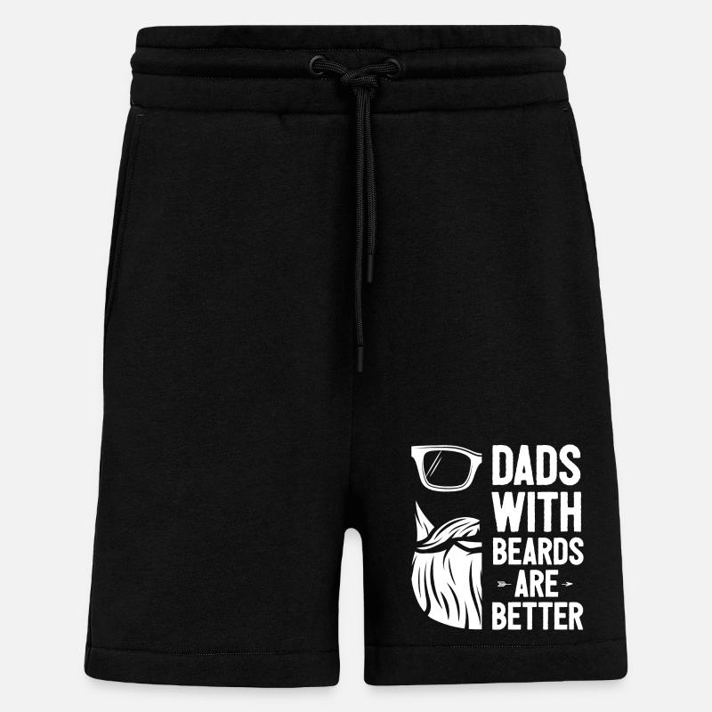 Väter mit Bärten sind besser - Shorts - made by SPREAD - SOLID BLACK