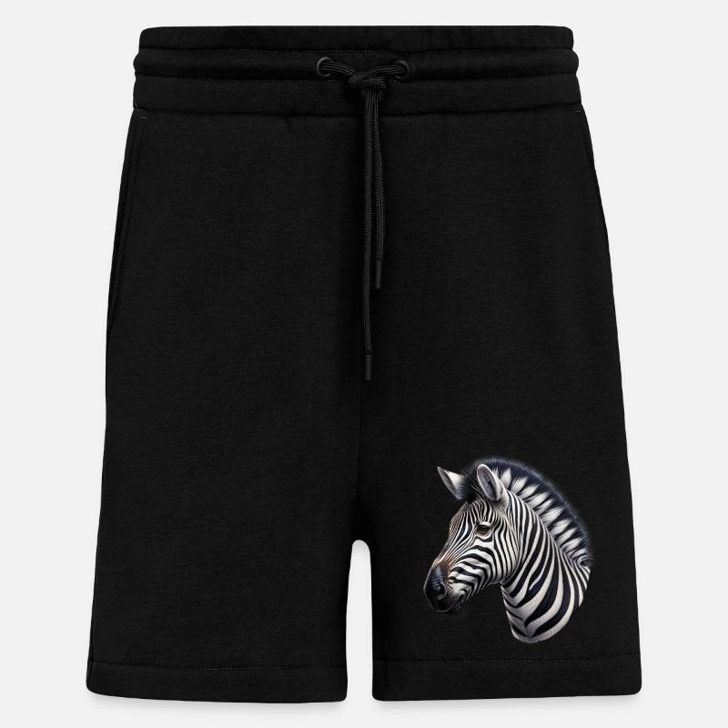 Zebra - Shorts - made by SPREAD - SOLID BLACK