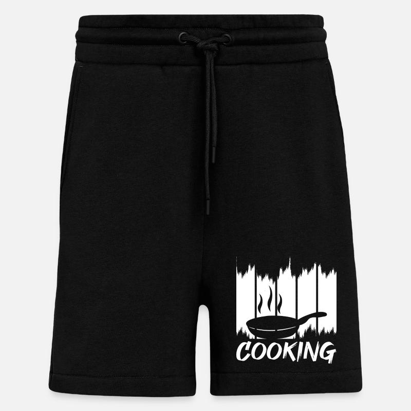 Lustiges Kochen - Shorts - made by SPREAD - SOLID BLACK