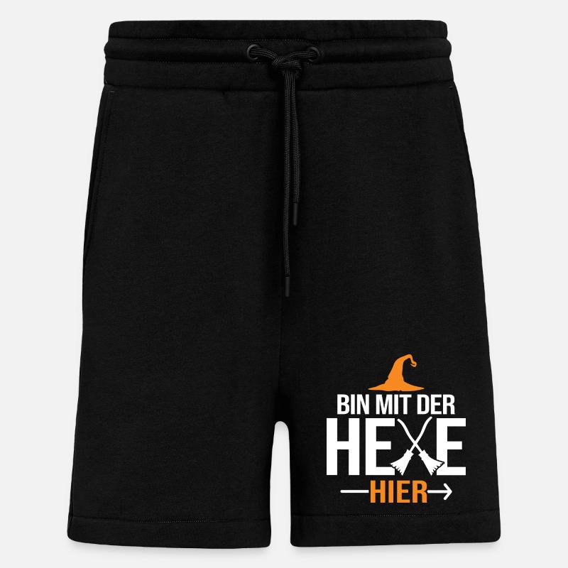 I'm here with the witch - Shorts - made by SPREAD - SOLID BLACK