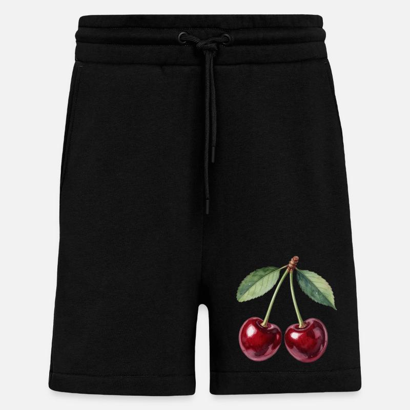 Kirschen  - Shorts - made by SPREAD - SOLID BLACK