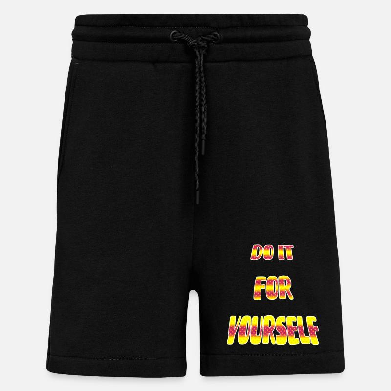 Fais-le étoile - Short bio décontracté fabriqué en UE - SOLID BLACK