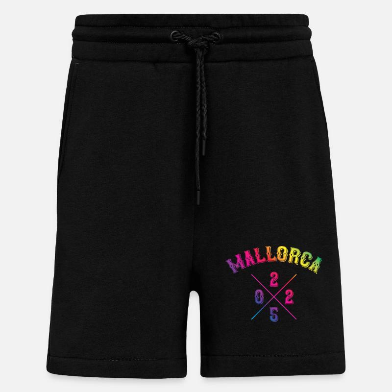 Mallorca 2025 Bunt - Shorts - made by SPREAD - SOLID BLACK