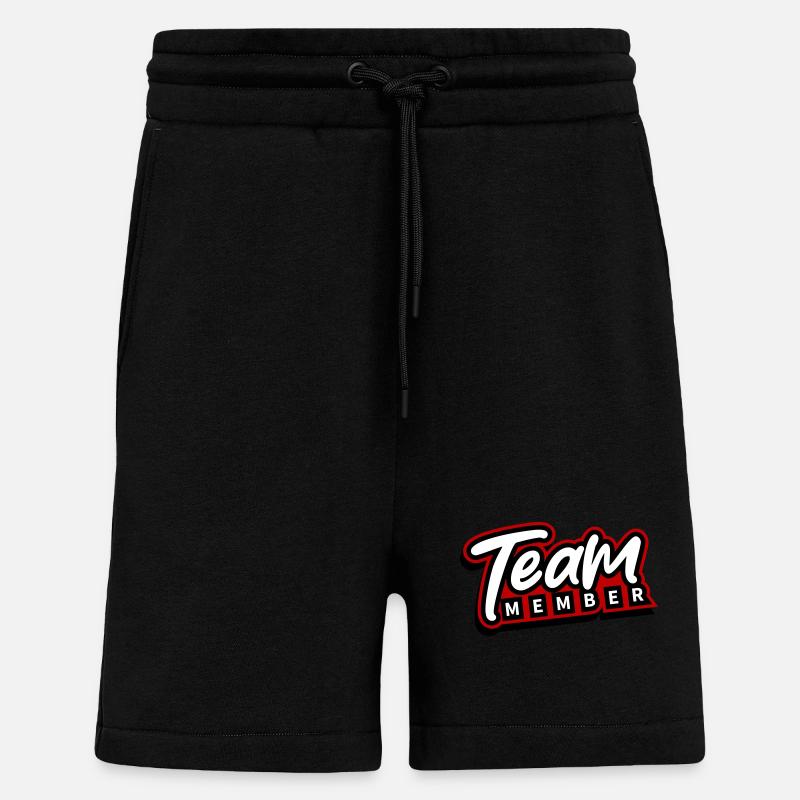 Équipier - Short bio décontracté fabriqué en UE - SOLID BLACK