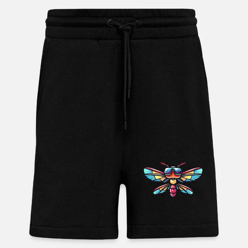Libelle Cool Tier - Shorts - made by SPREAD - SOLID BLACK