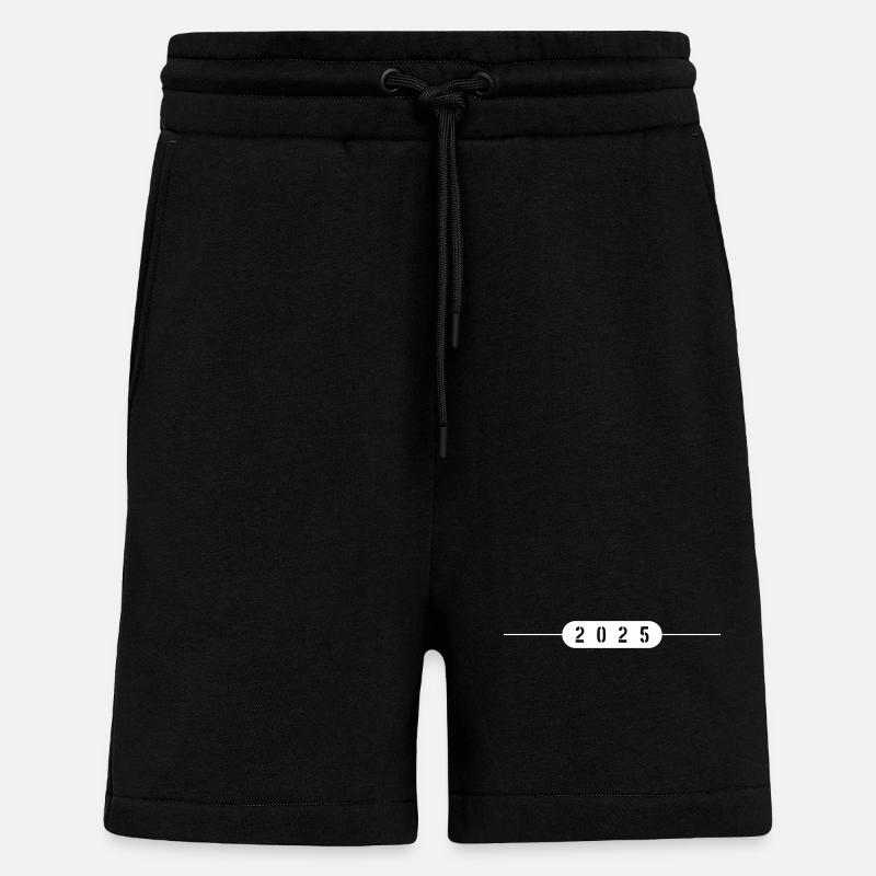 2025 Line Year - Shorts - made by SPREAD - SOLID BLACK