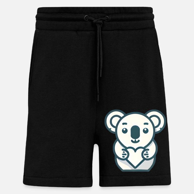Koalabär - Shorts - made by SPREAD - SOLID BLACK