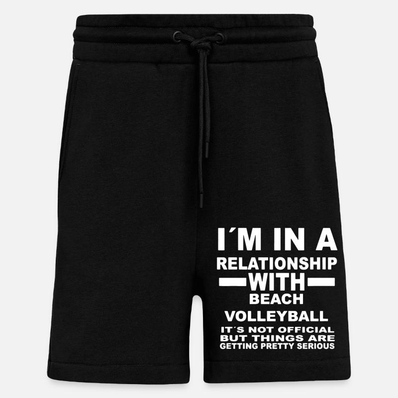 Relationship With Beach Volleyball - Shorts - made by SPREAD - SOLID BLACK