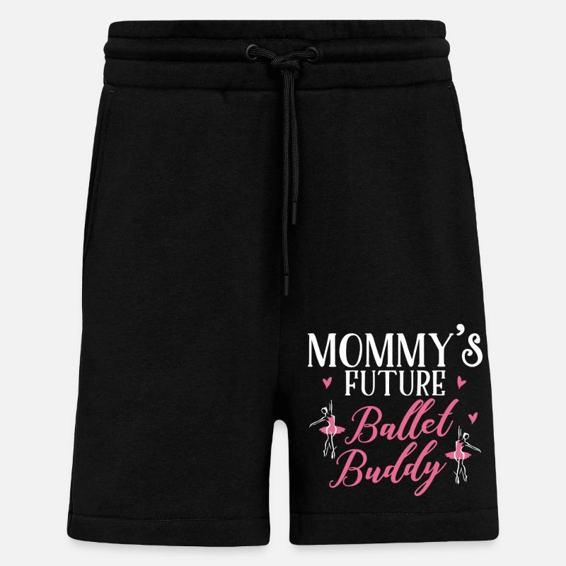 Ballet Mom Future - Shorts - made by SPREAD - SOLID BLACK