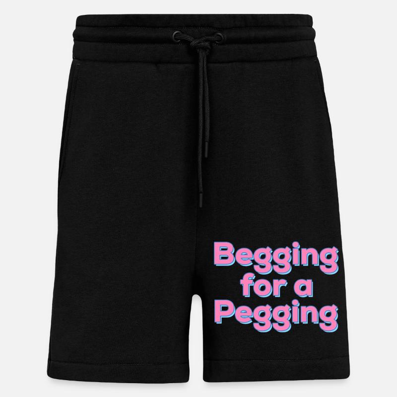 Betteln um ein Pegging-Angebot - Shorts - made by SPREAD - SOLID BLACK