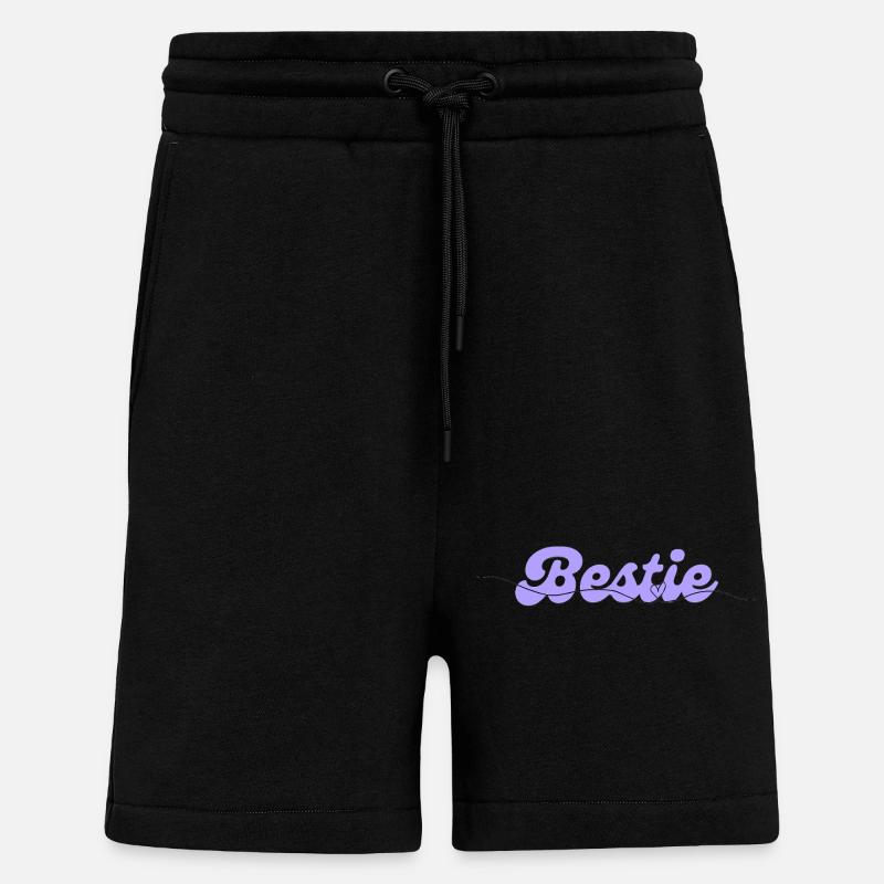 Cœur de bête - Short bio décontracté fabriqué en UE - SOLID BLACK