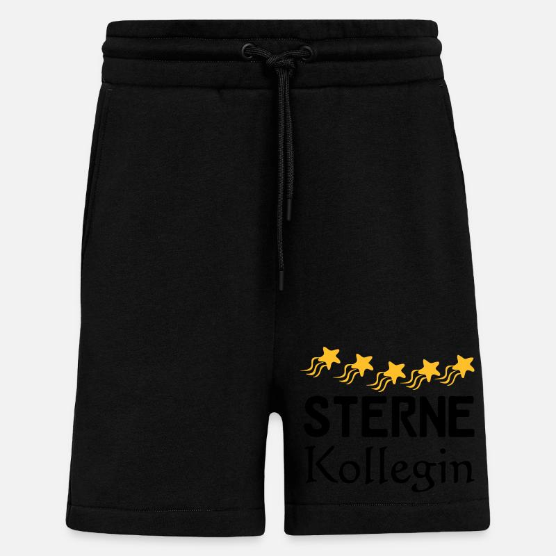Sterne Kollegin Geschenk - Shorts - made by SPREAD - SOLID BLACK