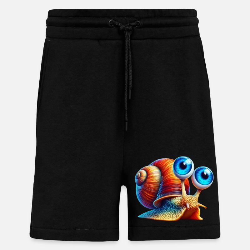 Snail - Shorts - made by SPREAD - SOLID BLACK