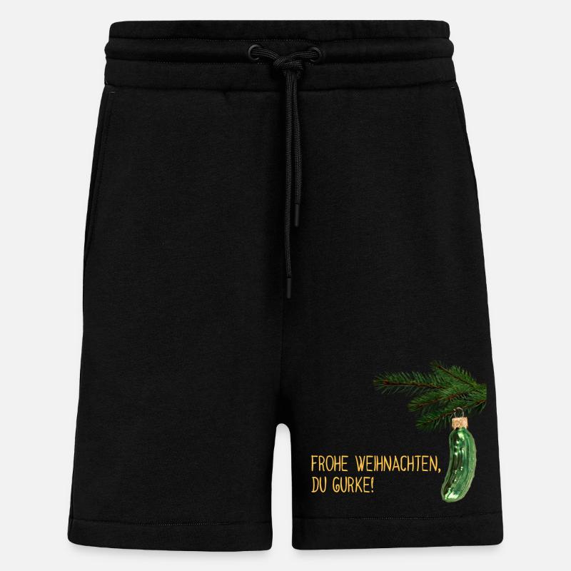 Weihnachtsgurke - Shorts - made by SPREAD - SOLID BLACK