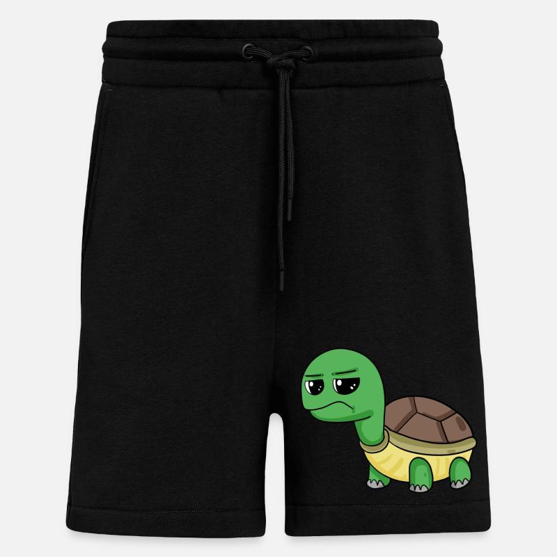 Tortue - Short bio décontracté fabriqué en UE - SOLID BLACK