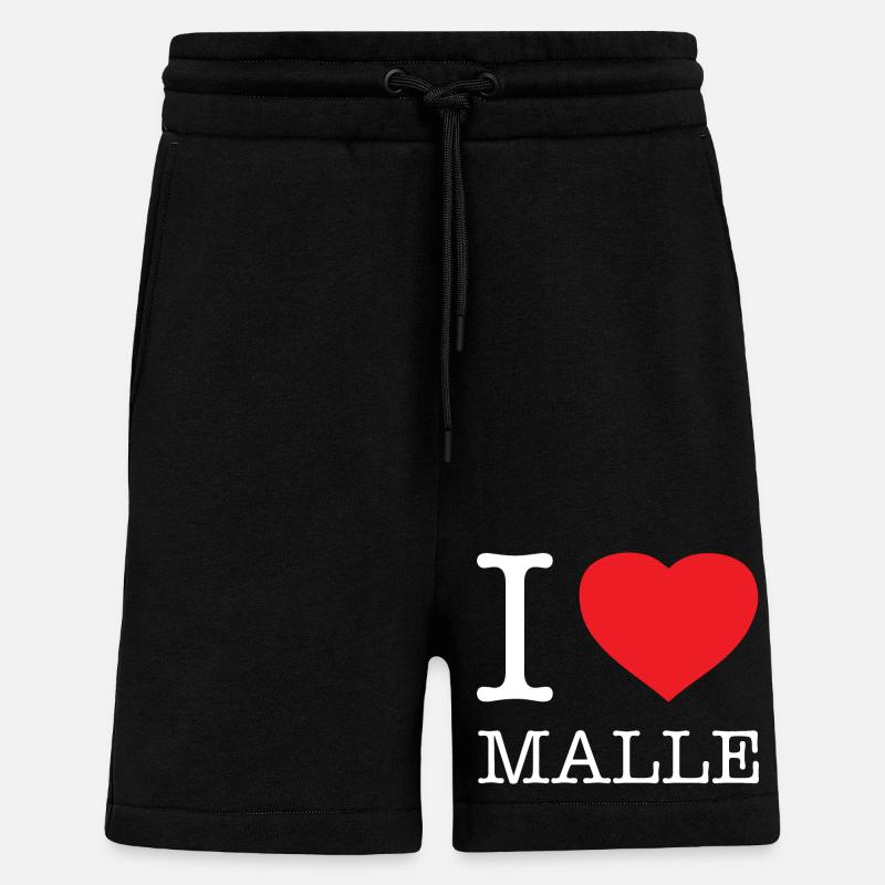 J’ADORE MALLE - Short bio décontracté fabriqué en UE - SOLID BLACK
