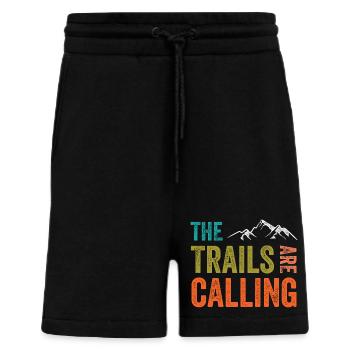 Die Spuren rufen - Shorts - made by SPREAD - SOLID BLACK - Vorne