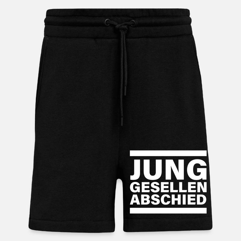 Junggesellen Abschied Jga - Shorts - made by SPREAD - SOLID BLACK