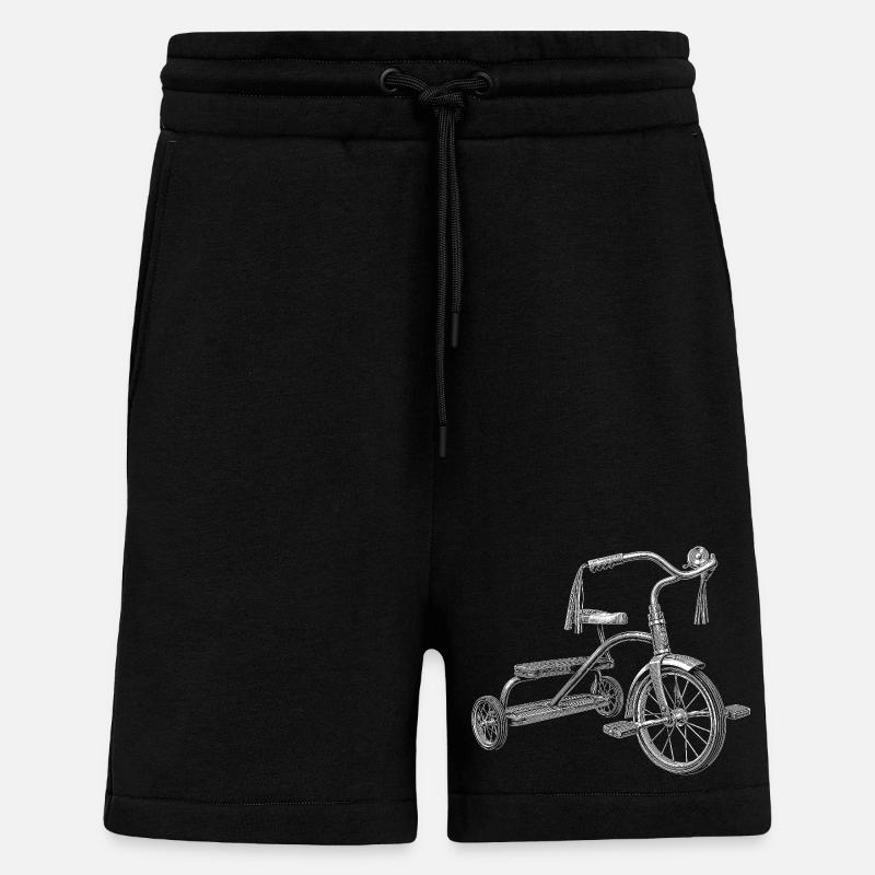Dreirad - Shorts - made by SPREAD - SOLID BLACK