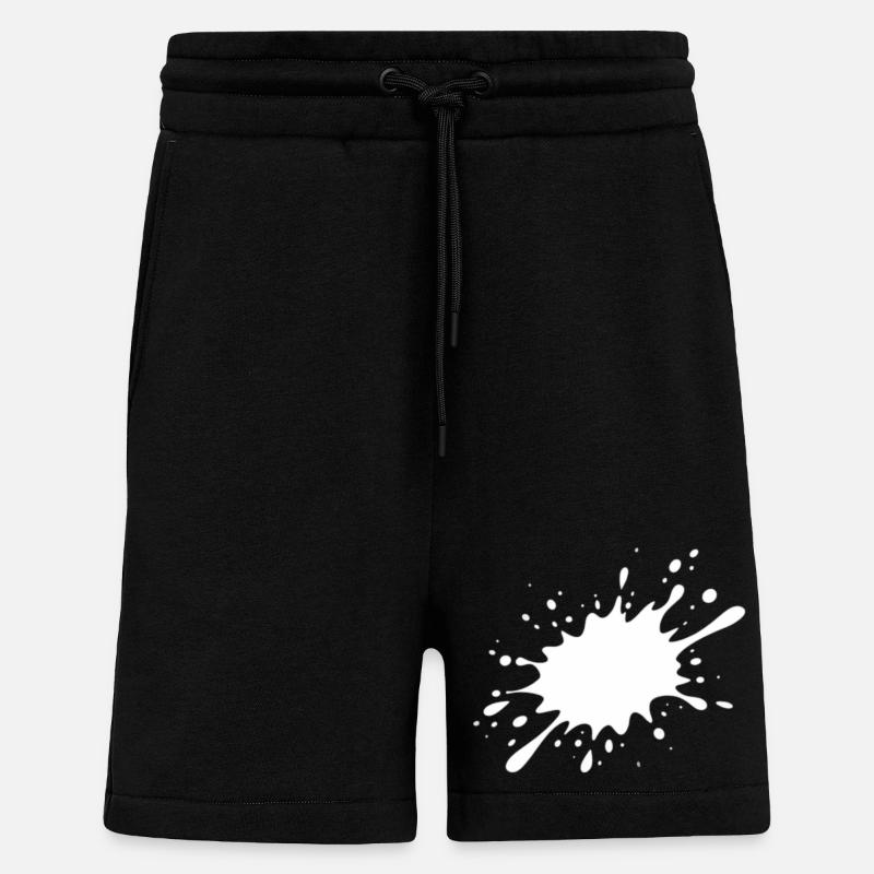 Tintenfleck Explosion - Shorts - made by SPREAD - SOLID BLACK
