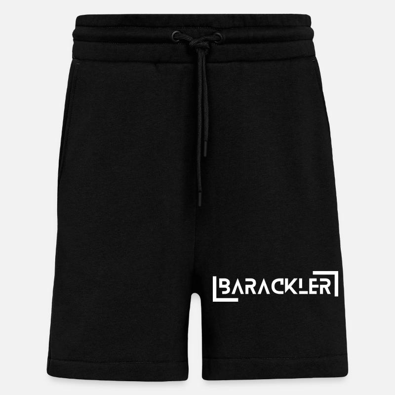 Caserne - Short bio décontracté fabriqué en UE - SOLID BLACK