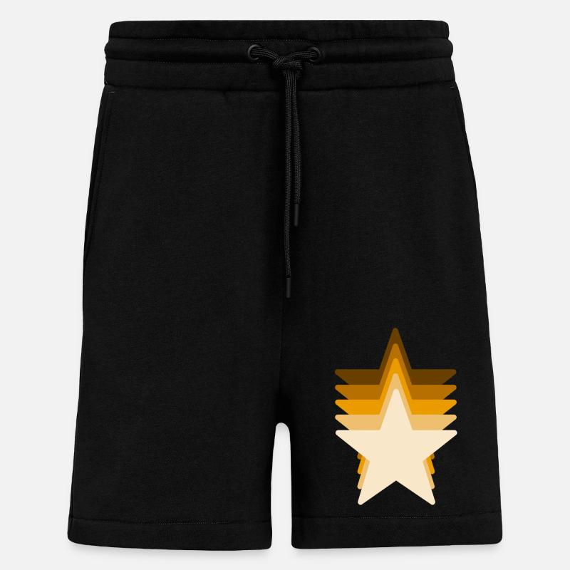 braune Sternschnuppe - Shorts - made by SPREAD - SOLID BLACK