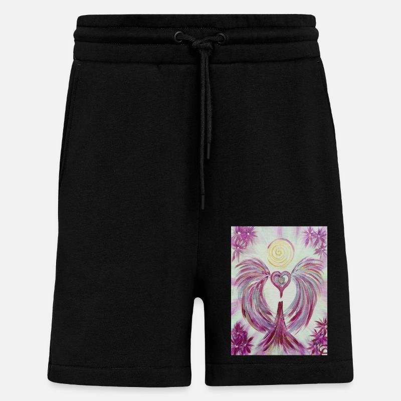 Herzengel Kosmisches Potential - Shorts - made by SPREAD - SOLID BLACK