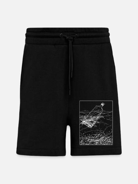 Flaschenpost - Shorts - made by SPREAD - SOLID BLACK