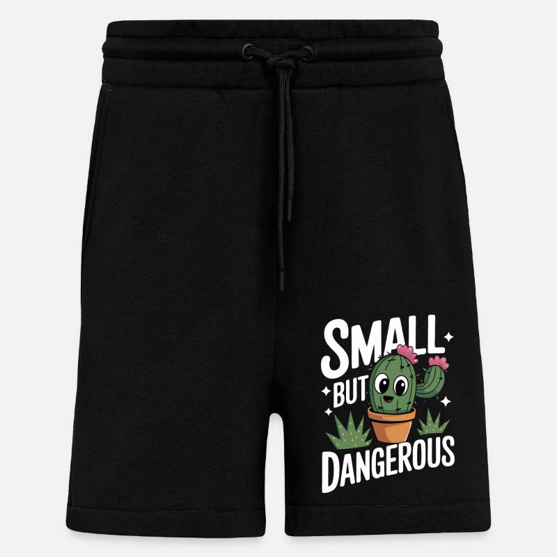 Cactus Cacti Desert Plant - Shorts - made by SPREAD - SOLID BLACK