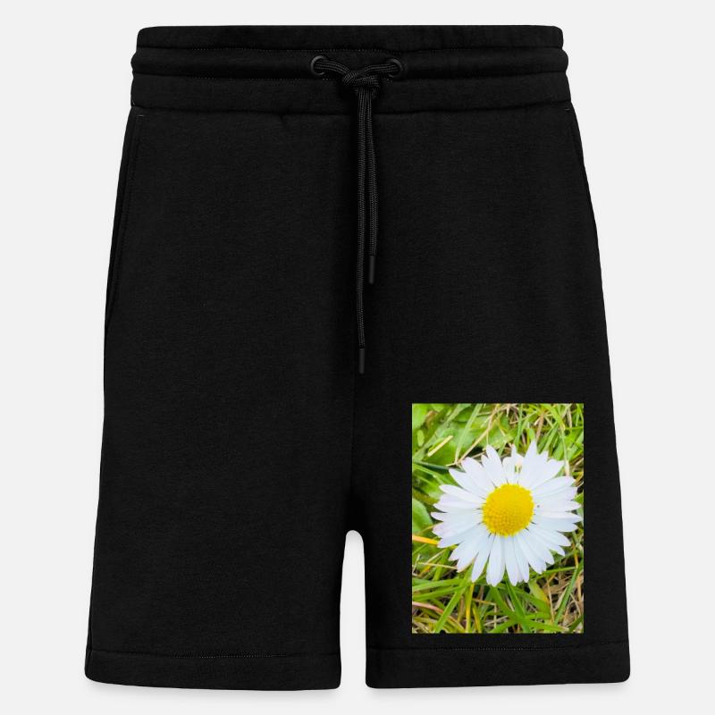 Sonniges Gänseblümchen - Shorts - made by SPREAD - SOLID BLACK