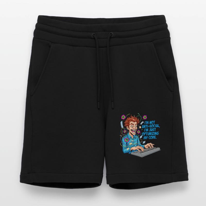 Code Optimizer: Anti-social? Just coding! Shorts - made by SPREAD