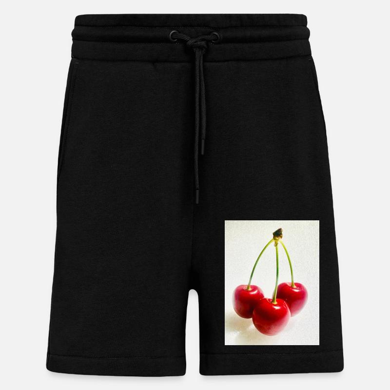 Cerise - Short bio décontracté fabriqué en UE - SOLID BLACK