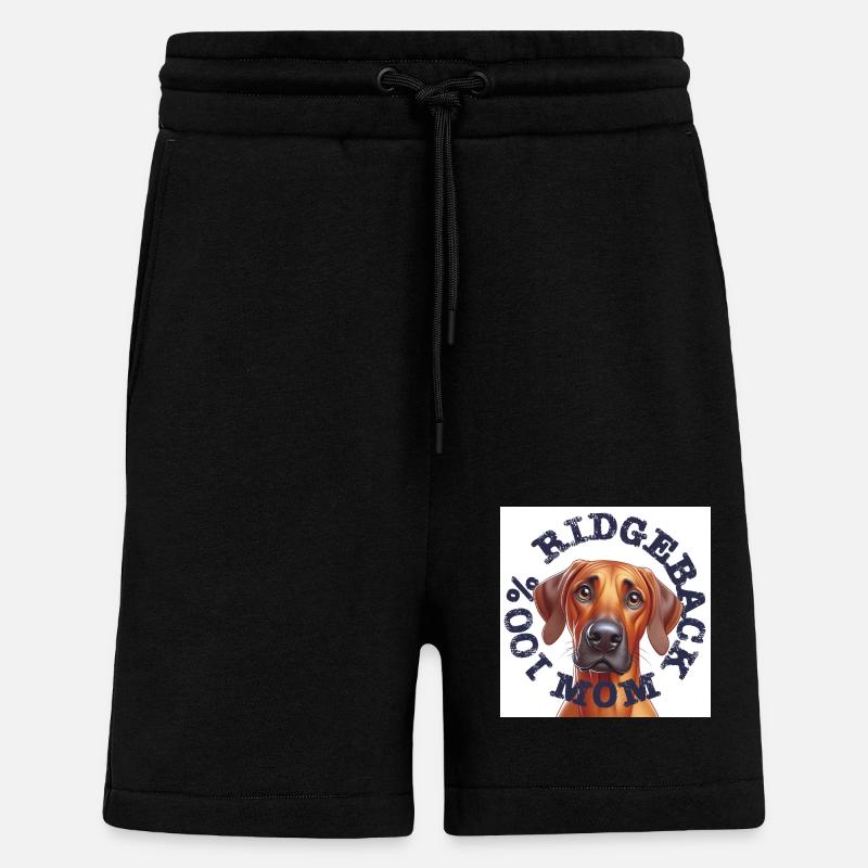 100% Ridgeback mom2 - Shorts - made by SPREAD - SOLID BLACK