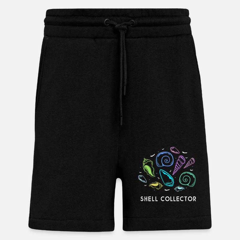 Shell collector shell - Shorts - made by SPREAD - SOLID BLACK