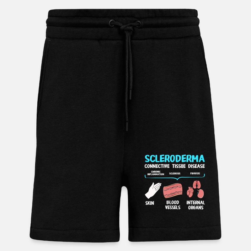 Scleroderma - Shorts - made by SPREAD - SOLID BLACK