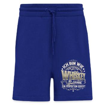 85.Geburtstag Whiskey Whisky - Shorts - made by SPREAD - Iconic Blue - Vorne