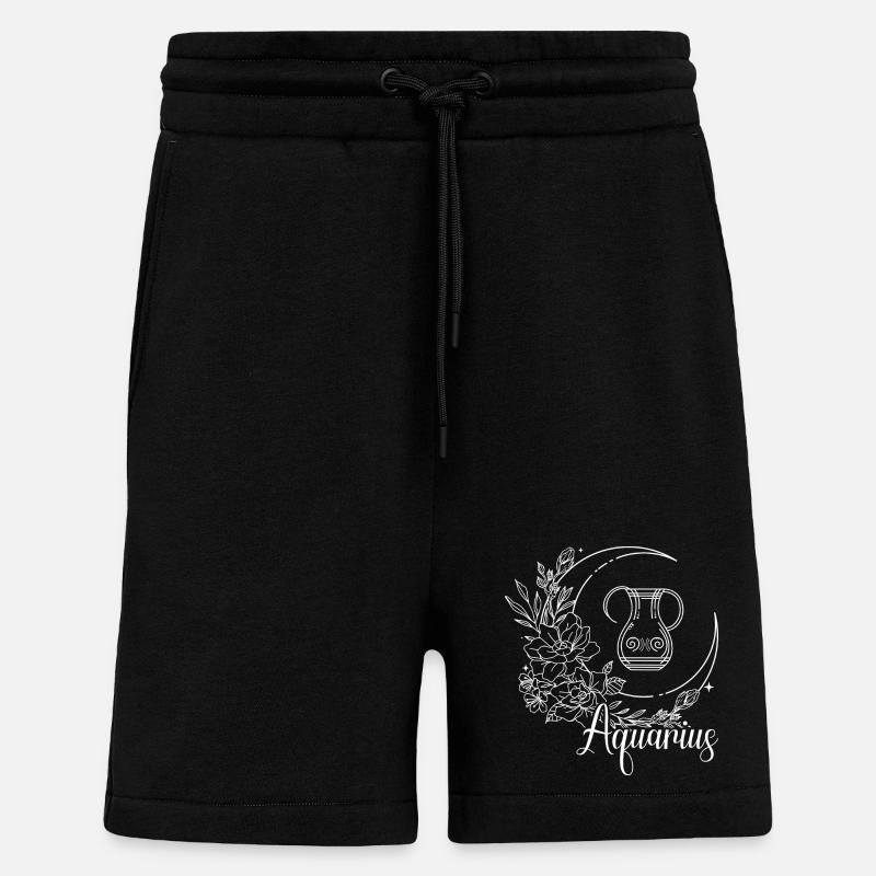 Wassermann Mond Blumengefäß - Shorts - made by SPREAD - SOLID BLACK
