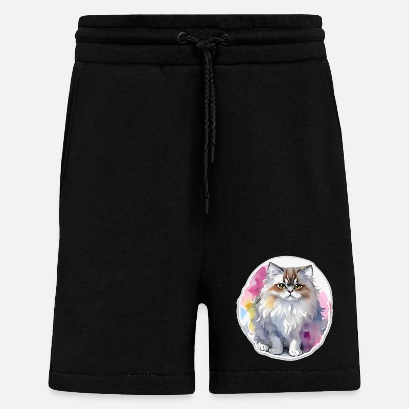 Chat persan - Short bio décontracté fabriqué en UE - SOLID BLACK