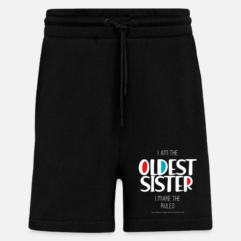 Älteste Schwester - Shorts - made by SPREAD - SOLID BLACK