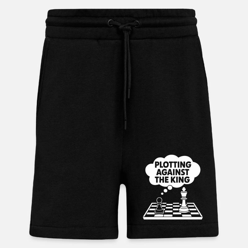 Plotting Against the King - Shorts - made by SPREAD - SOLID BLACK