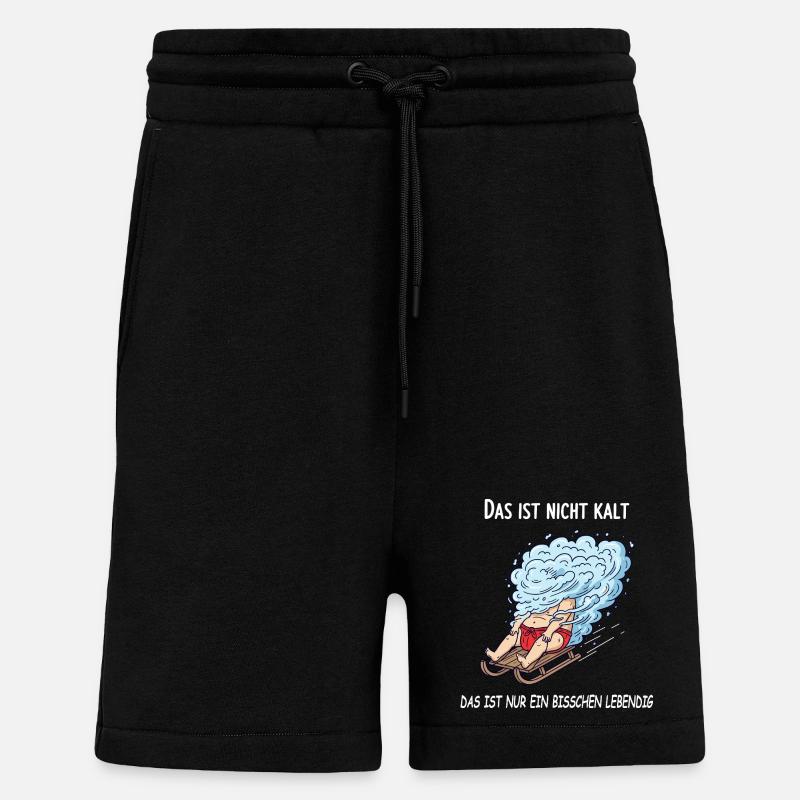 Ein bisschen lebendig - Shorts - made by SPREAD - SOLID BLACK