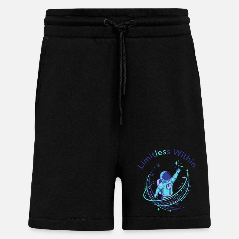 Borders inside - Shorts - made by SPREAD - SOLID BLACK