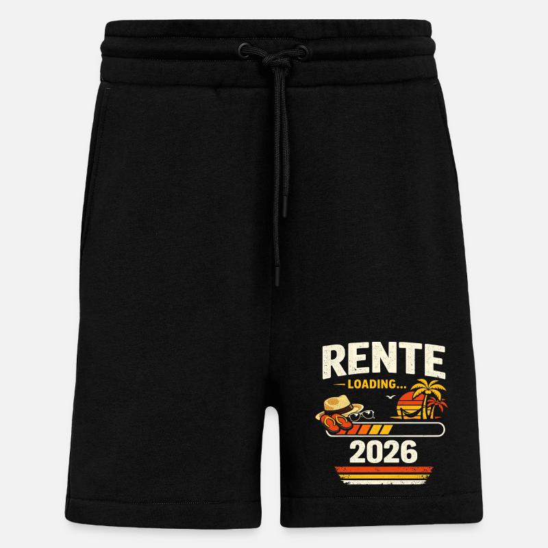 Pension loading 2026 - Shorts - made by SPREAD - SOLID BLACK