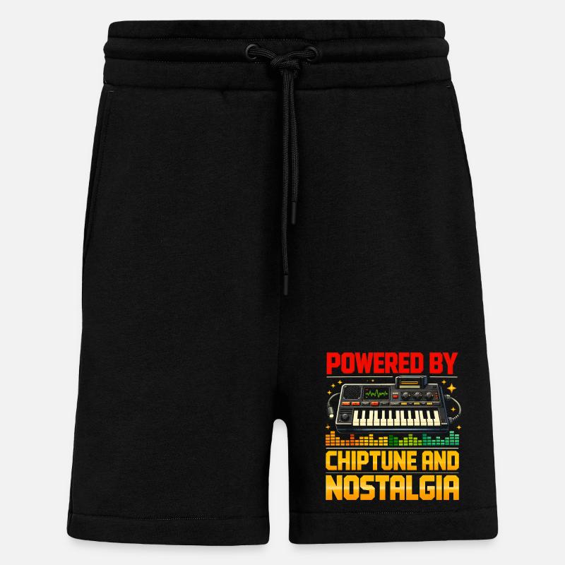 Angetrieben von Chiptune | Retro Nostalgie - Shorts - made by SPREAD - SOLID BLACK
