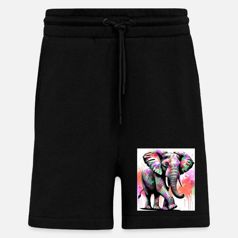 Elefant - Shorts - made by SPREAD - SOLID BLACK